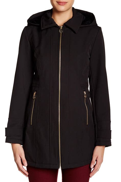 michael kors jean jacket women|Michael Kors raincoat women.